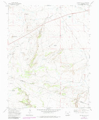 Sanford Hills 1970 topographic map thumbnail