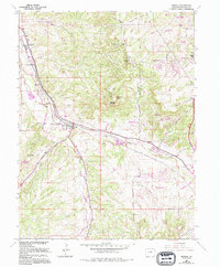 Sedalia 1965 topographic map thumbnail