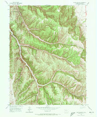 Segar Mountain 1952 topographic map thumbnail