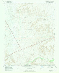 Sentinel Peak SW 1966 topographic map thumbnail