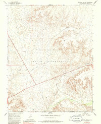 Sentinel Peak SW 1966 topographic map thumbnail