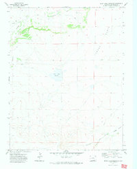 Seven Lakes Reservoir 1971 topographic map thumbnail
