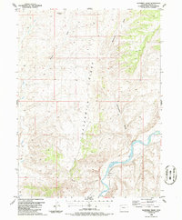 Sevenmile Draw 1986 topographic map thumbnail