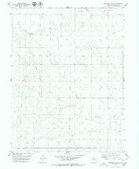Sevenmile Ranch 1979 topographic map thumbnail