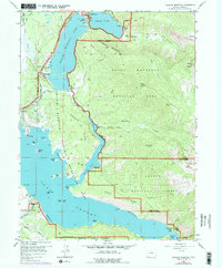 Shadow Mountain 1958 topographic map thumbnail