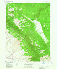 Shipman Mountain 1955 topographic map preview