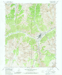 Silverton 1955 topographic map thumbnail