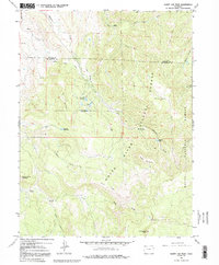 Sleepy Cat Peak 1966 topographic map thumbnail