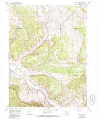Smizer Gulch 1966 topographic map thumbnail