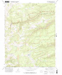 Snipe Mountain 1973 topographic map thumbnail
