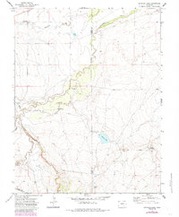 Snowden Lake 1970 topographic map thumbnail