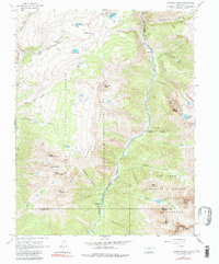 Snowdon Peak 1964 topographic map thumbnail