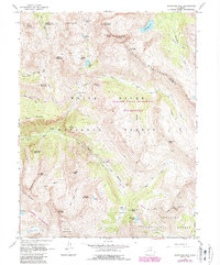 Snowmass Mtn 1960 topographic map thumbnail