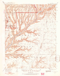 Soda Canyon 1912 topographic map thumbnail
