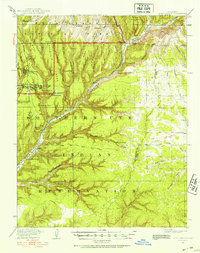 Soda Canyon 1912 topographic map thumbnail