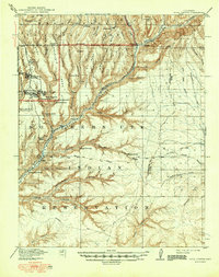 Soda Canyon 1915 topographic map thumbnail