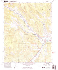 South Fork West 1967 topographic map thumbnail
