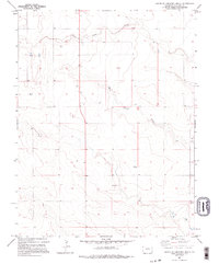 South of Cheyenne Wells 1982 topographic map thumbnail