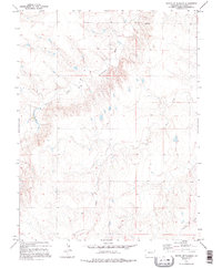 South of Flagler 1979 topographic map preview
