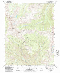 South River Peak 1986 topographic map preview
