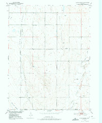 South Roggen 1950 topographic map thumbnail