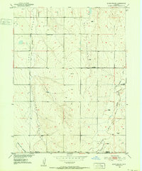 South Roggen 1950 topographic map thumbnail