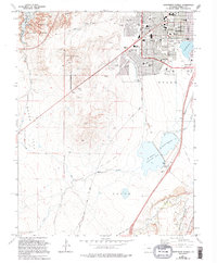 Southwest Pueblo 1961 topographic map preview