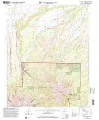 Spanish Peaks 1994 topographic map thumbnail