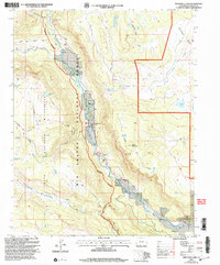 Spectacle Lake 2001 topographic map thumbnail