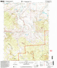 Spicer Peak 2000 topographic map thumbnail