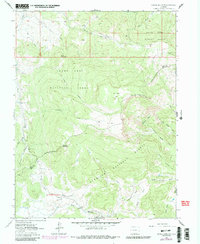 Spruce Mountain 1961 topographic map thumbnail