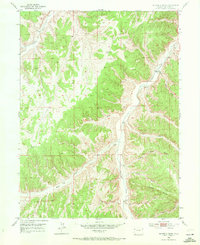 Square S Ranch 1952 topographic map thumbnail