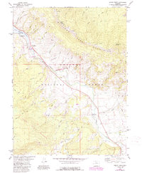 Squaw Creek 1980 topographic map thumbnail