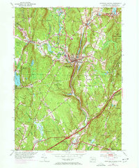 Stafford Springs 1952 topographic map thumbnail