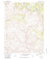 State Bridge 1972 topographic map thumbnail