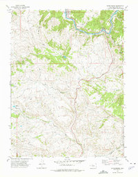 State Bridge 1972 topographic map preview