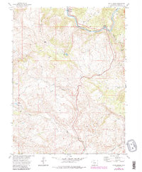 State Bridge 1972 topographic map thumbnail