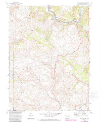 State Bridge 1972 topographic map preview