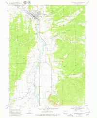 Steamboat Springs 1969 topographic map thumbnail