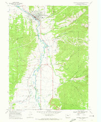 Steamboat Springs 1969 topographic map thumbnail