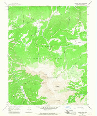 Stewart Peak 1965 topographic map thumbnail