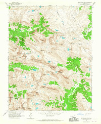 Storm King Peak 1964 topographic map thumbnail