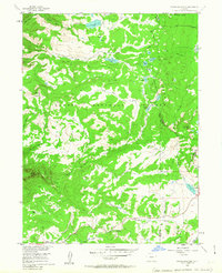 Storm Mountain 1956 topographic map thumbnail