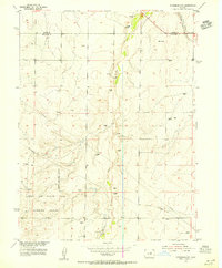 Strasburg NW 1955 topographic map thumbnail