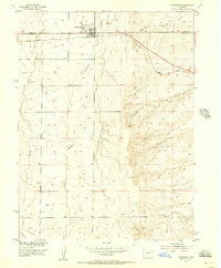 Strasburg 1955 topographic map thumbnail