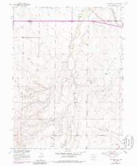 Strasburg NW 1955 topographic map thumbnail