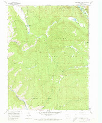 Strawberry Lake 1958 topographic map thumbnail