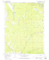 Strawberry Lake 1958 topographic map thumbnail