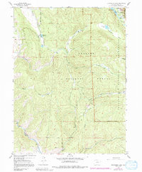 Strawberry Lake 1958 topographic map thumbnail