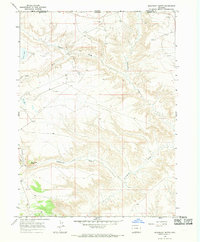 Sugarloaf Butte 1966 topographic map thumbnail